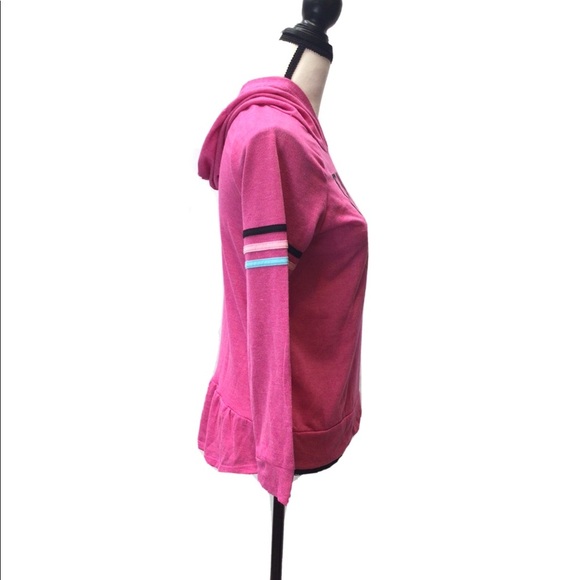 TG Total Girl Pink Graphic Print Hoodie Top - Picture 5 of 7